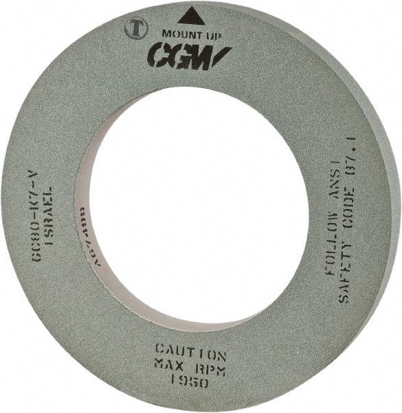 Camel Grinding Wheels - 16" Diam x 5" Hole x 1" Wide Centerless & Cylindrical Grinding Wheel - 80 Grit, Silicon Carbide, Type 1, Vitrified Bond, No Recess - Americas Industrial Supply