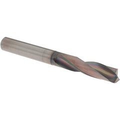 OSG - 3/8" 180° Spiral Flute Solid Carbide Screw Machine Drill Bit - Americas Industrial Supply