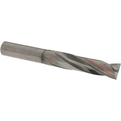 OSG - 1/2" 180° Spiral Flute Solid Carbide Screw Machine Drill Bit - Americas Industrial Supply