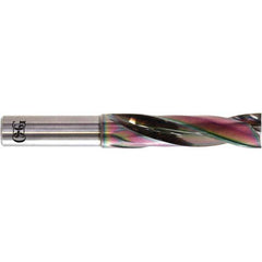 OSG - 11.1mm 180° Spiral Flute Solid Carbide Screw Machine Drill Bit - Americas Industrial Supply