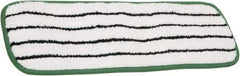 Ability One - 8" Long x 8" Wide Microfiber Dust Mop Pad - Hook & Loop, White, Looped Head - Americas Industrial Supply