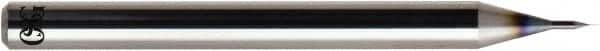 OSG - 0.08mm, 120° Point, Solid Carbide Micro Drill Bit - 38mm OAL, 0.48mm Flute Length, 3mm Shank Diam, Series 5320 - Americas Industrial Supply