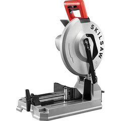 Skilsaw - 12" Blade Diam, 1" Arbor Hole, Straight Chop & Cut-Off Saw - 1 Phase, 1,500 RPM, 120 Volts, 4-1/2" Capacity in Pipe at 90° - Americas Industrial Supply