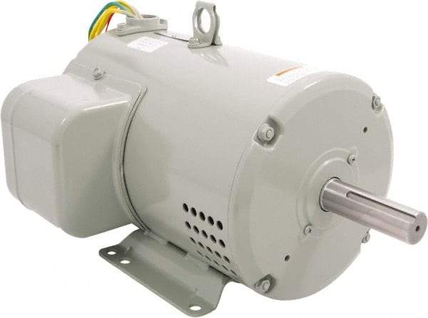 Leeson - 10 Max hp, 3,600 Max RPM, Crop Dryer Electric AC DC Motor - 230 V Input, Single Phase, 182TZ Frame, Rigid Base Mount, DPAO Enclosure - Americas Industrial Supply