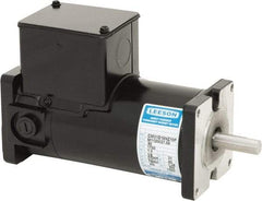 Leeson - 1/6 Max hp, 1,750 Max RPM, DC Electric AC DC Motor - 115 V Input, 31GS Frame, Square Flange Mount, TENV Enclosure - Americas Industrial Supply