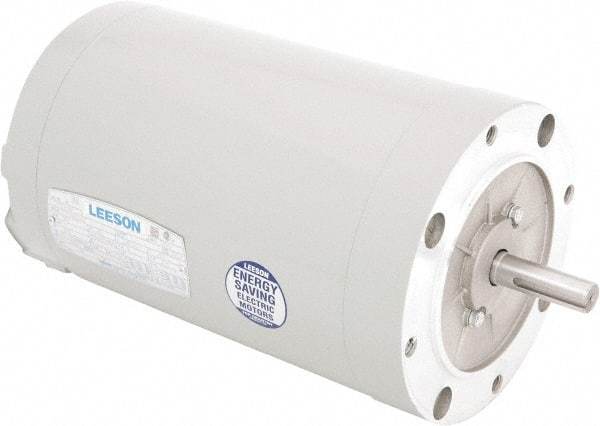 Leeson - 1 Max hp, 850 Max RPM, Electric AC DC Motor - 208-230/460 V Input, Three Phase, 56C Frame, C-Face Mount, TEAO Enclosure - Americas Industrial Supply