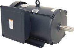 Leeson - 10 Max hp, 1,800 Max RPM, Capacitor Start Electric AC DC Motor - 230 V Input, Single Phase, 215T Frame, Rigid Base Mount, TEFC Enclosure - Americas Industrial Supply