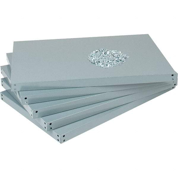 Value Collection - 36" Wide, 1-15/16 High, Open Shelving Accessory/Component - 14 Gauge Steel, Powder Coat Finish, Use with High Capacity Storage Racks - Americas Industrial Supply