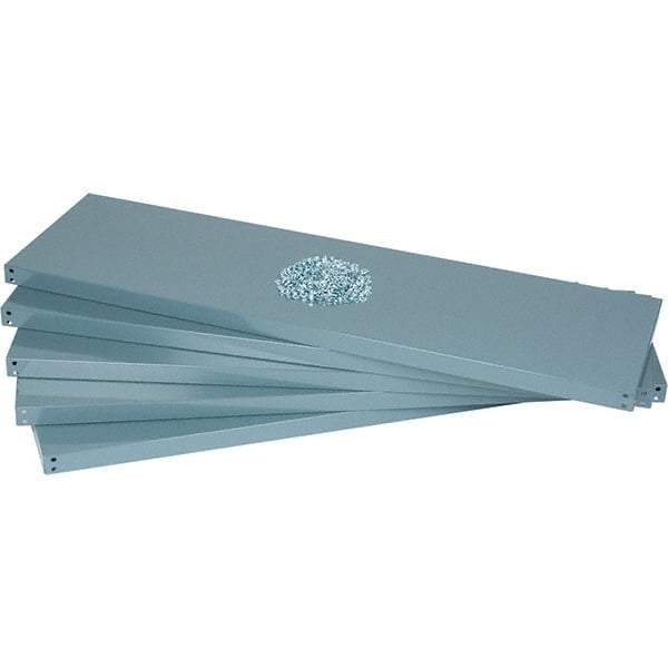 Value Collection - 60" Wide, 1-15/16 High, Open Shelving Accessory/Component - 14 Gauge Steel, Powder Coat Finish, Use with High Capacity Storage Racks - Americas Industrial Supply