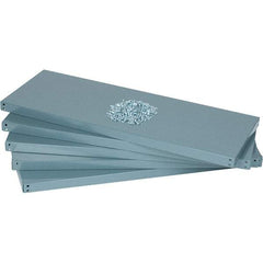 Value Collection - 48" Wide, 1-15/16 High, Open Shelving Accessory/Component - 14 Gauge Steel, Powder Coat Finish, Use with High Capacity Storage Racks - Americas Industrial Supply