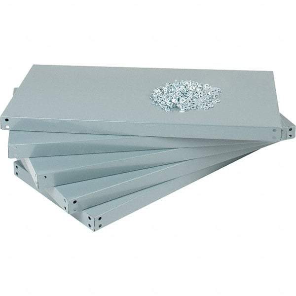 Value Collection - 36" Wide, 1-15/16 High, Open Shelving Accessory/Component - 14 Gauge Steel, Powder Coat Finish, Use with High Capacity Storage Racks - Americas Industrial Supply