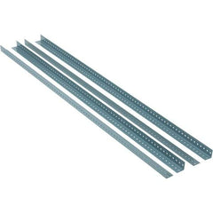Value Collection - 1.92" Wide, 72 High, Open Shelving Accessory/Component - 13 Gauge Steel, Powder Coat Finish, Use with High Capacity Storage Racks - Americas Industrial Supply