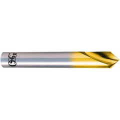 OSG - 4mm Body Diam, 120°, 54mm OAL, High Speed Steel Spotting Drill - Americas Industrial Supply