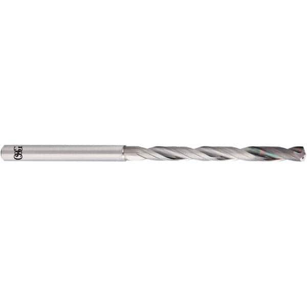 OSG - 8.5mm 140° Spiral Flute Solid Carbide Taper Length Drill Bit - Americas Industrial Supply