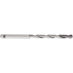 OSG - 6.5mm 140° Spiral Flute Solid Carbide Taper Length Drill Bit - Americas Industrial Supply