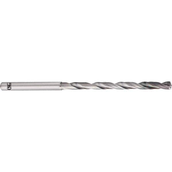 OSG - 6.7mm 140° Spiral Flute Solid Carbide Taper Length Drill Bit - Americas Industrial Supply
