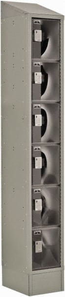 LockUp - 6 Door, 6 Tier, Electronic Access Lockers - Americas Industrial Supply