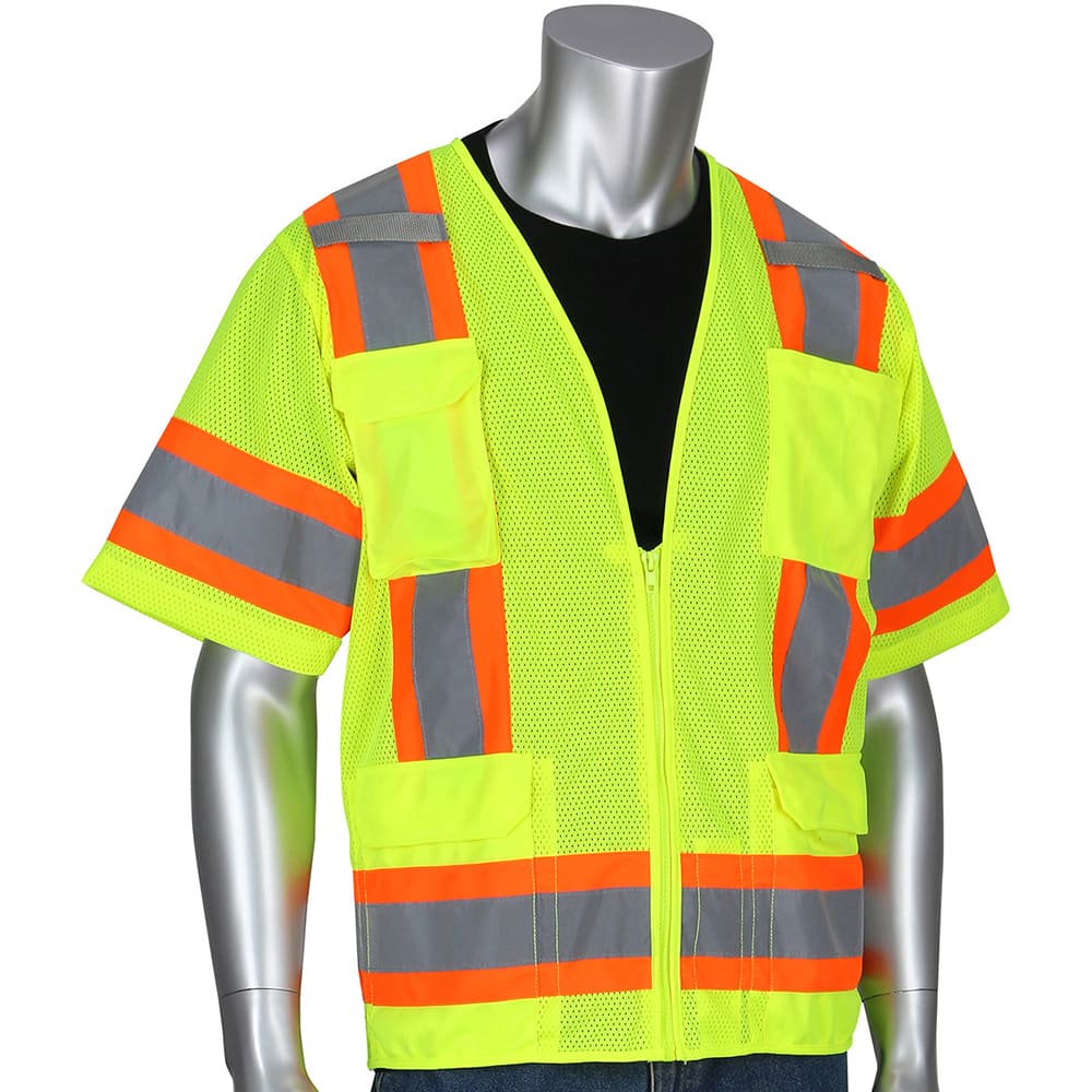 PIP - High Visibility Vests Vest Style: Surveyor's Vest Type: Hi Visibility - Americas Industrial Supply