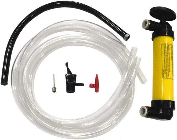 lumax - Oil & Fuel Lubrication 3 Gal/min Flow Polypropylene Lever Hand Pump - Use with Gasoline, Engine Oil & Oil-Based Fluids - Americas Industrial Supply