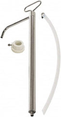 lumax - Water-Based Lubrication 0.06 Gal/Turn Flow Stainless Steel Lever Hand Pump - For 5 Gal Container - Americas Industrial Supply