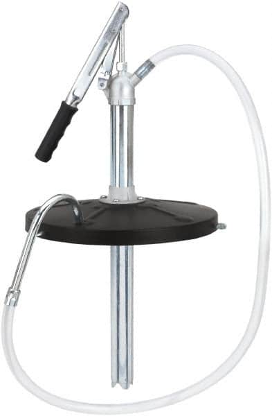 lumax - Oil Lubrication 0.02 Gal/Turn Flow Aluminum & Steel Lever Hand Pump - For 5 Gal Container - Americas Industrial Supply