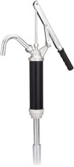 lumax - Oil Lubrication 0.10 Gal/Turn Flow Aluminum & Steel Lever Hand Pump - For 15 to 55 Gal Container - Americas Industrial Supply