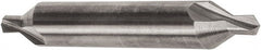 Precision Twist Drill - #1 Plain Cut 60° Incl Angle Solid Carbide Combo Drill & Countersink - Americas Industrial Supply