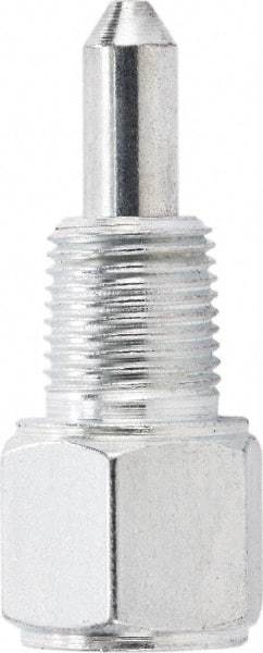 lumax - 4,500 Operating psi, 3/4" Long, Steel Needle Nose Adapter Grease Gun Needle Nozzle - Americas Industrial Supply