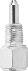 lumax - 4,500 Operating psi, 3/4" Long, Steel Needle Nose Adapter Grease Gun Needle Nozzle - Americas Industrial Supply