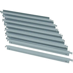 Value Collection - 24" Wide, 18 High, Open Shelving Accessory/Component - 16 Gauge Steel, Powder Coat Finish, Use with Boltless Storage Rack - Americas Industrial Supply