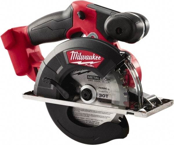 Milwaukee Tool - 18 Volt, 5-7/8" Blade, Cordless Circular Saw - 3,900 RPM, Lithium-Ion Batteries Not Included - Americas Industrial Supply