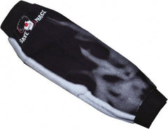 Save Phace - Size Universal, Black Cotton Sleeve - 18" Long Sleeve, Cut Resistance Level 1, Elastic Opening at Both Ends - Americas Industrial Supply