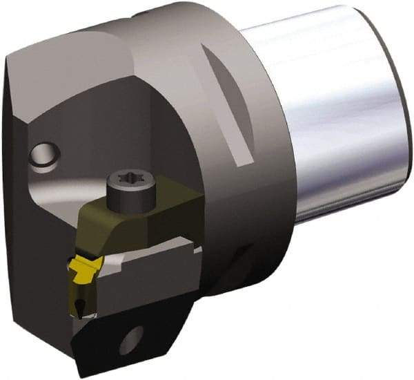 Kennametal - NU3R Insert, 52mm Head Length, Modular Grooving Cutting Unit Head - Left Hand Cut, System Size PSC50, Through Coolant, Series Top Notch - Americas Industrial Supply