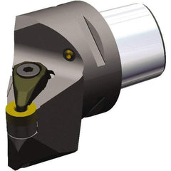 Kennametal - Left Hand Cut, Size PSC50, RN..1204 & RN..43 Insert Compatiblity, External Modular Turning & Profiling Cutting Unit Head - 35mm Ctr to Cutting Edge, 60mm Head Length, Through Coolant, Series PSC - Americas Industrial Supply