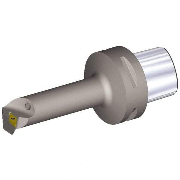 Kennametal - Left Hand Cut, Size PSC63, VB..110304 & VB..221 Insert Compatiblity, Internal Modular Turning & Profiling Cutting Unit Head - 22mm Ctr to Cutting Edge, 140mm Head Length, Through Coolant, Series PSC - Americas Industrial Supply