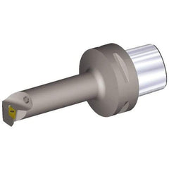 Kennametal - Left Hand Cut, Size PSC63, VB..110304 & VB..221 Insert Compatiblity, Internal Modular Turning & Profiling Cutting Unit Head - 22mm Ctr to Cutting Edge, 140mm Head Length, Through Coolant, Series PSC - Americas Industrial Supply