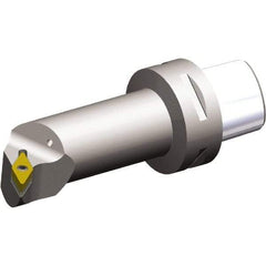 Kennametal - Left Hand Cut, Size PSC63, VB.. 1604 & VB.. 332 Insert Compatiblity, Internal Modular Turning & Profiling Cutting Unit Head - 27mm Ctr to Cutting Edge, 145mm Head Length, Through Coolant, Series PSC - Americas Industrial Supply