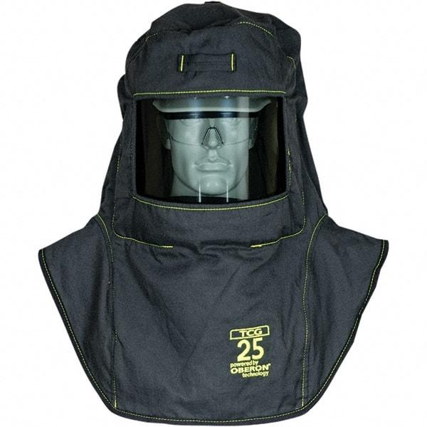 Oberon - Arc Flash & FR Hoods Hood Type: Arc Flash Protection Hood Style: Hood with Neck and Shoulder Drape - Americas Industrial Supply