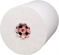Scott - Hard Roll of 1 Ply White & Pink Paper Towels - 8" Wide, 580' Roll Length - Americas Industrial Supply