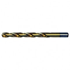 #24 RHS / RHC HSS 135 Degree Split Point Heavy Duty Jobber Drill - TiN - Americas Industrial Supply