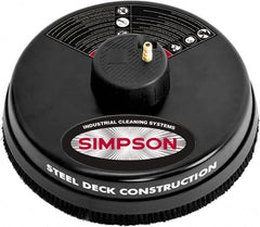 Simpson - 3,400 Max psi Fixed Pressure Washer Surface Cleaner - 15" Long, Metal, NPT - Americas Industrial Supply