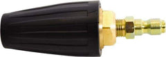 Simpson - 4,500 psi Fixed, Metal, Turbo Pressure Washer Nozzle - 0.052" Orificie Diam, 1/4" Thread, Male, Black - Americas Industrial Supply