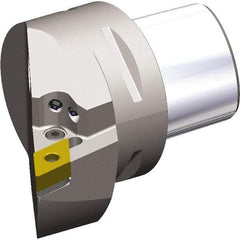 Kennametal - Right Hand Cut, Size PSC63, DN.. 1506.. & DN.. 442 Insert Compatiblity, Internal Modular Turning & Profiling Cutting Unit Head - 45mm Ctr to Cutting Edge, 65mm Head Length, Through Coolant, Series PSC - Americas Industrial Supply