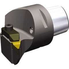 Kennametal - Right Hand Cut, Size PSC50, VC.. 1604 & VP..332 Insert Compatiblity, Internal Modular Turning & Profiling Cutting Unit Head - 35mm Ctr to Cutting Edge, 52mm Head Length, Through Coolant, Series Top Notch - Americas Industrial Supply