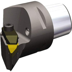 Kennametal - Right Hand Cut, Size PSC50, VC.. 1604 & VP..332 Insert Compatiblity, Internal Modular Turning & Profiling Cutting Unit Head - 35mm Ctr to Cutting Edge, 52mm Head Length, Through Coolant, Series Top Notch - Americas Industrial Supply