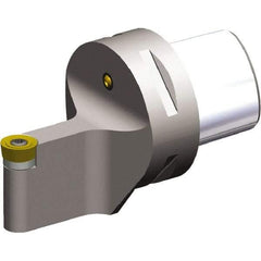 Kennametal - Neutral Cut, Size PSC63, RC.. 10T3M0 Insert Compatiblity, External Modular Turning & Profiling Cutting Unit Head - 5mm Ctr to Cutting Edge, 65mm Head Length, Through Coolant, Series PSC - Americas Industrial Supply