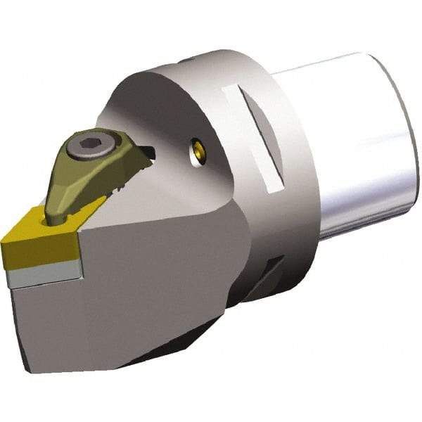 Kennametal - Neutral Cut, Size PSC50, DN..150408 & DN..432 Insert Compatiblity, External Modular Turning & Profiling Cutting Unit Head - 60mm Head Length, Through Coolant, Series PSC - Americas Industrial Supply
