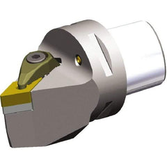 Kennametal - Neutral Cut, Size PSC50, DN..150408 & DN..432 Insert Compatiblity, External Modular Turning & Profiling Cutting Unit Head - 60mm Head Length, Through Coolant, Series PSC - Americas Industrial Supply
