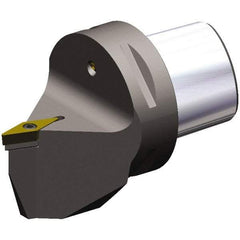Kennametal - Neutral Cut, Size PSC63, VB.. 1604 & VB.. 332 Insert Compatiblity, External Modular Turning & Profiling Cutting Unit Head - 65mm Head Length, Through Coolant, Series PSC - Americas Industrial Supply