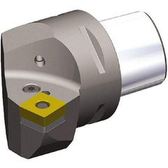 Kennametal - Left Hand Cut, Size PSC63, SN.. 190612 & SN.. 643 Insert Compatiblity, Internal Modular Turning & Profiling Cutting Unit Head - 45mm Ctr to Cutting Edge, 65mm Head Length, Through Coolant, Series PSC - Americas Industrial Supply